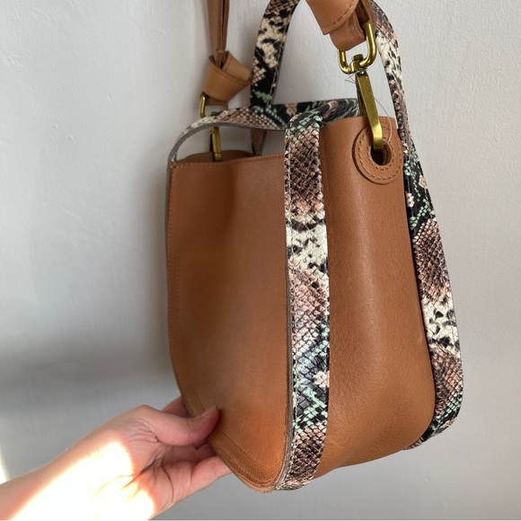 Madewell Bags Nwt Madewell Sydney Crossbody Bag Snake Embossed